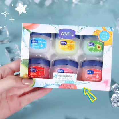 Moisturising Lip Balm Set — Natural Plant Jelly Lip Therapy (6 Pieces)